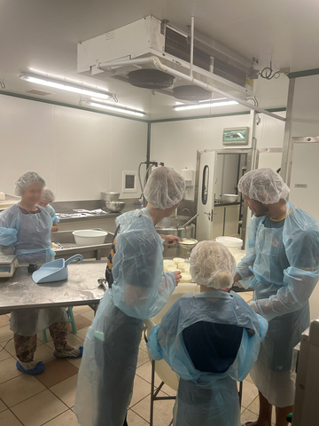 Atelier fromage à la ferme
